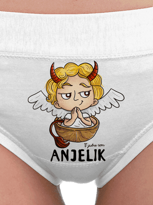Anjelik dámske nohavičky White