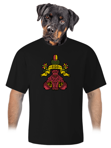 Guľové eso unisex tričko oversized Black