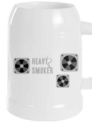 Heavy smoker polliter White