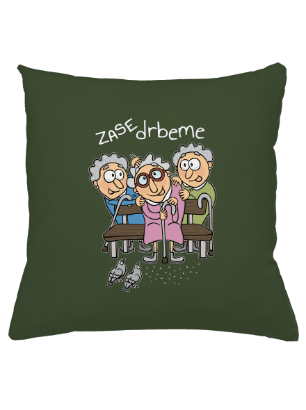 Zase drbeme vankúš Olive Green