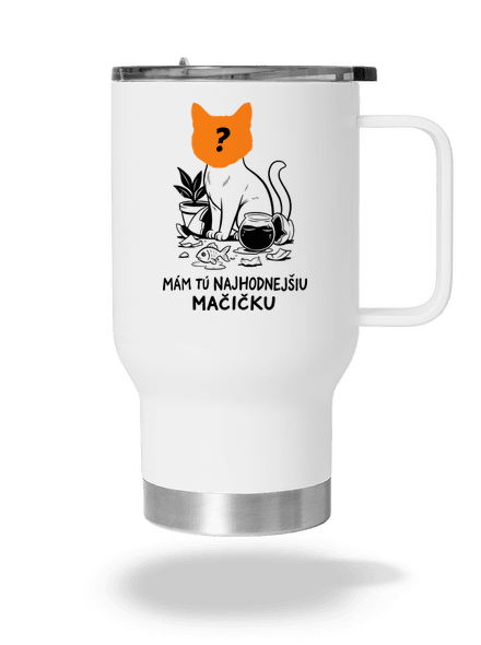 Mám najhodnejšiu mačičku termohrnček White
