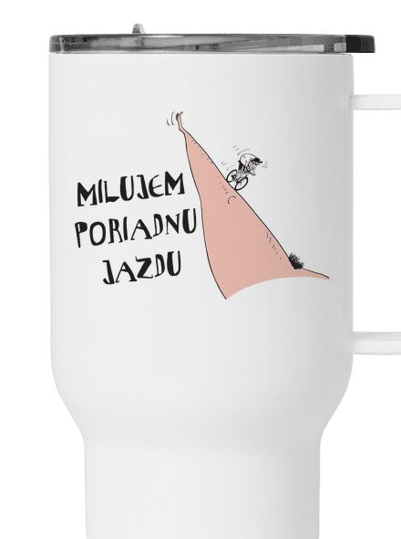 Milujem jazdu termohrnček White