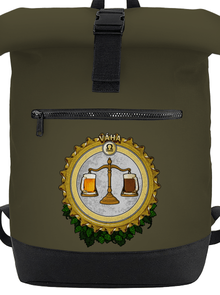 Pivný horoskop: Váha batoh Military Green