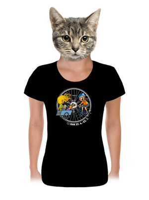 Cyklistický horoskop: Rak dámske tričko Black