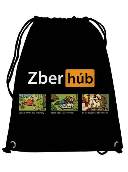 Zber húb vak Black