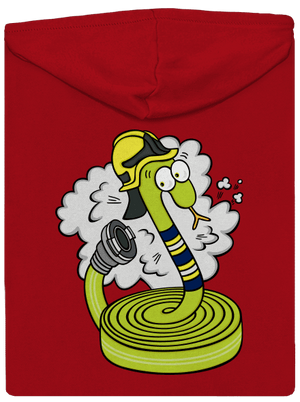 Hadica samica pánska mikina na zips Red