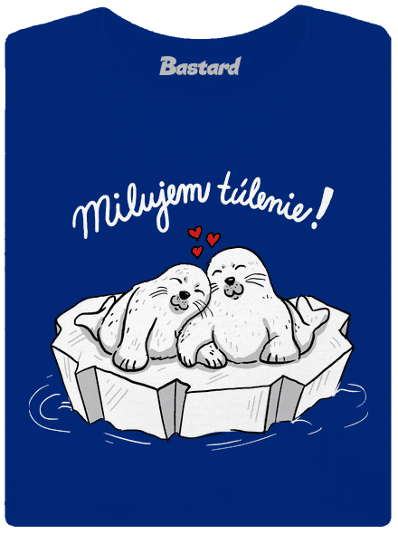 Milujem túlenie dámske tričko Royal Blue Mal