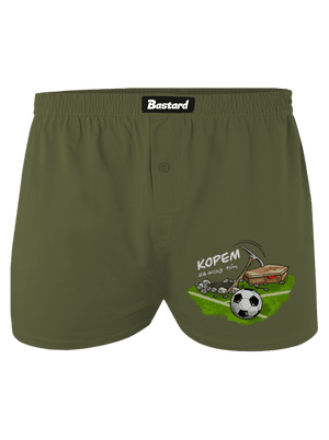 Kopem za svoj tím pánske trenky Khaki