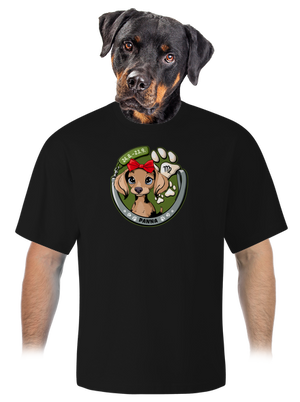 Psí horoskop: Panna unisex tričko oversized Black