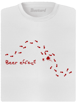 Beer effect! dámske športové tričko White