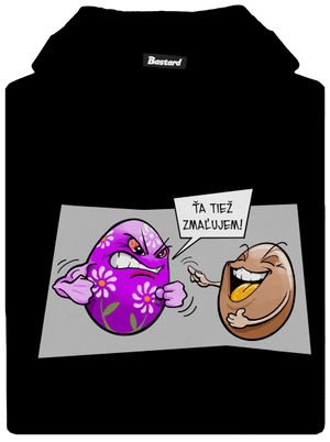 Zmaľujem ťa detská mikina klokanka Black