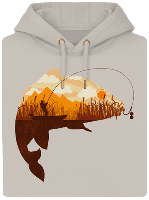 Kapitálny úlovok unisex mikina premium Pastel Macchiato