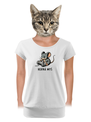 dámske tričko s lemom