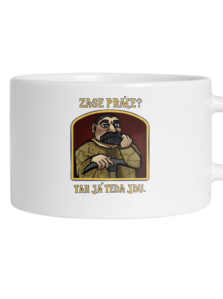 Zase práce? hrnček makronka White