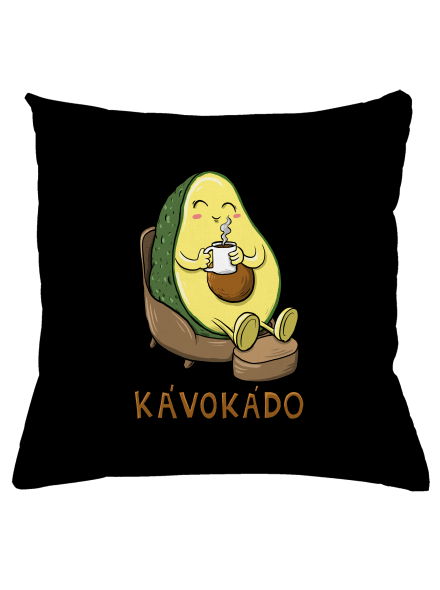 Kávokádo vankúš Black