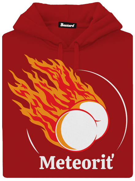 Meteoriť dámska mikina klokanka Red Mal