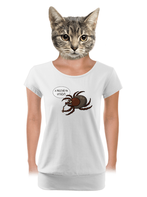 dámske tričko s lemom