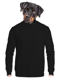 unisex mikina bez kapucne