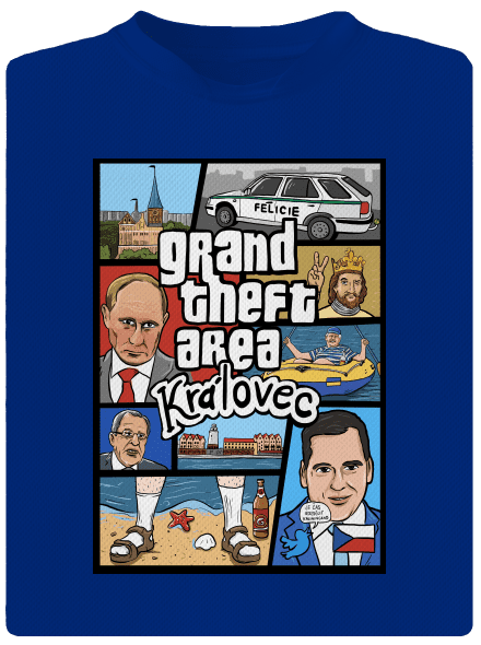 Královec pánske športové tričko Royal Blue Mal