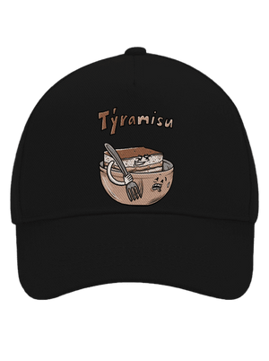 Týramisu šiltovka baseballka Black
