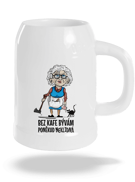 Neklidná bez kafe polliter White