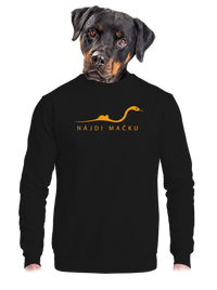 unisex mikina bez kapucne