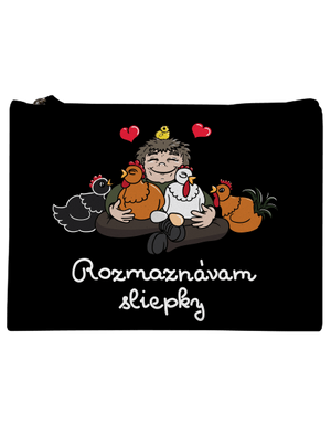 Rozmaznávam sliepky taštička Black