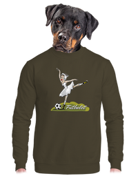 unisex mikina bez kapucne