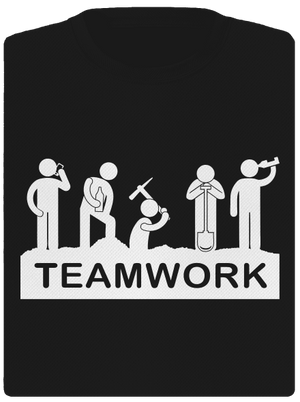 Flákači dámske športové tričko Black