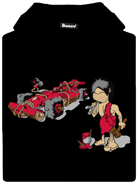 Formule detská mikina klokanka Black