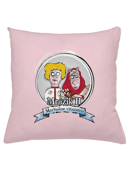 Mrázik 2 vankúš Light Pink