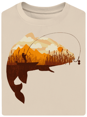 Kapitálny úlovok unisex tričko oversized Almond