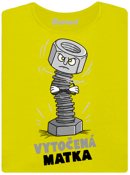 Vytočená matka dámske tričko prémium Lemon