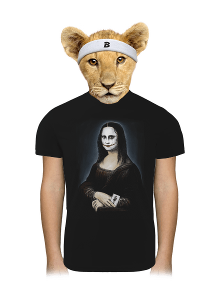 Mona Joker Lisa detské športové tričko Black