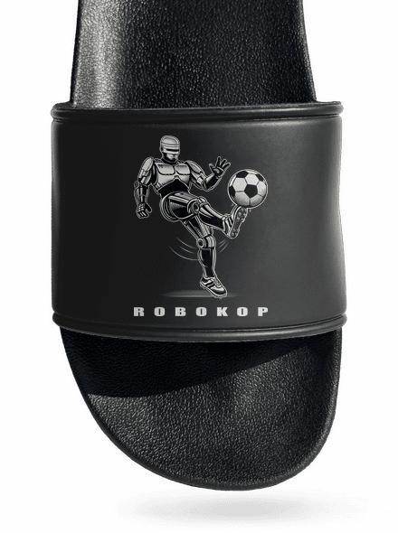 Robokop šľapky Black