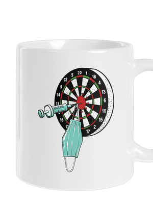 Zásah klasický hrnček White