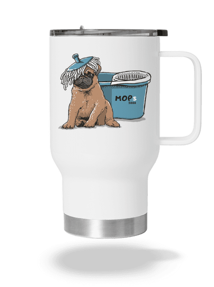 Mops termohrnček White