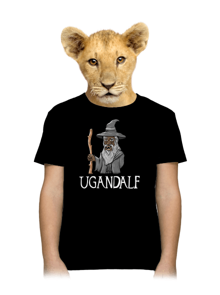 Ugandalf detské tričko Black