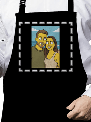 Simpsonovi z vlastnej fotky zástera Black