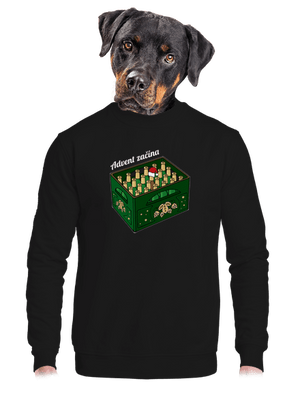 Advent začína unisex mikina bez kapucne Black