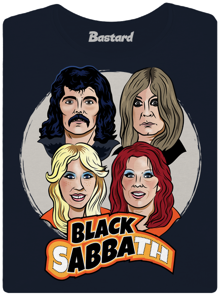 Black Abba dámske tričko Navy Mal