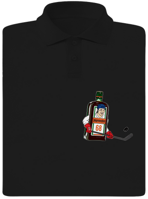 Jágrmeister pánska polokošeľa Black