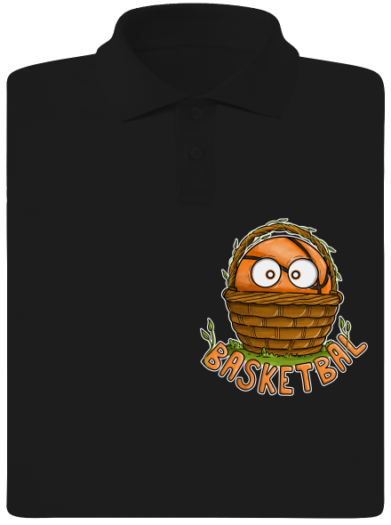 Basketbal pánska polokošeľa Black