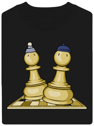 Šach a Mat unisex mikina bez kapucne Black