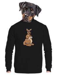 unisex mikina bez kapucne