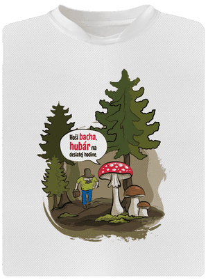 Bacha hubár detské športové tričko White