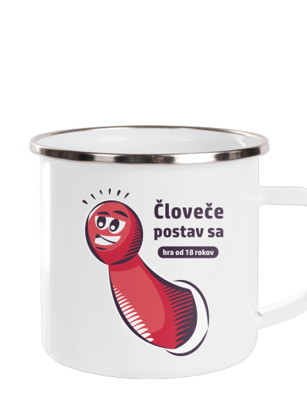 Človeče postav sa plecháčik White