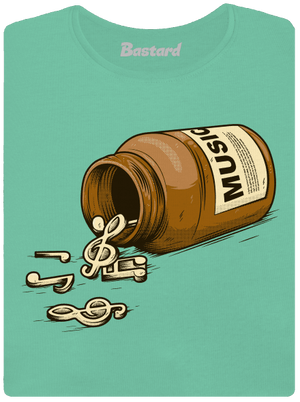 Music Pills dámske tričko prémium Mint Mal