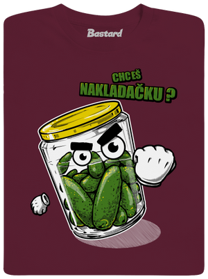 Nakladačka detské tričko Burgundy