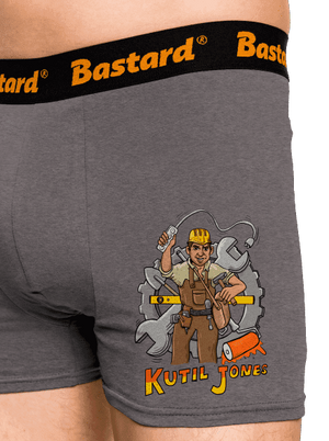 Kutil Jones boxerky Gray Melange